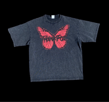 Load image into Gallery viewer, Butterfly tee (Black+red logo)
