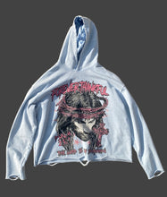 Load image into Gallery viewer, BLUE JESUS ACID-WASHED HOODIE
