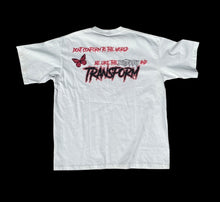 Load image into Gallery viewer, Butterfly tee (White+Red Logo)
