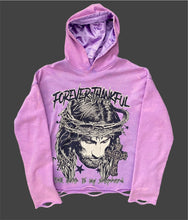 Load image into Gallery viewer, PURPLE JESUS ACID-WASHED HOODIE
